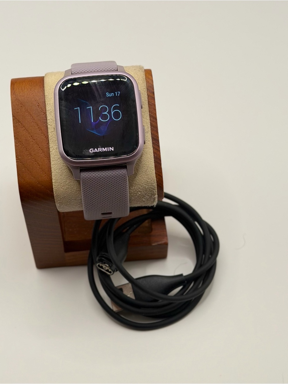 Garmin Venu SQ, Tested, Rare Color, Excellent, Charger Included, Smart Watch